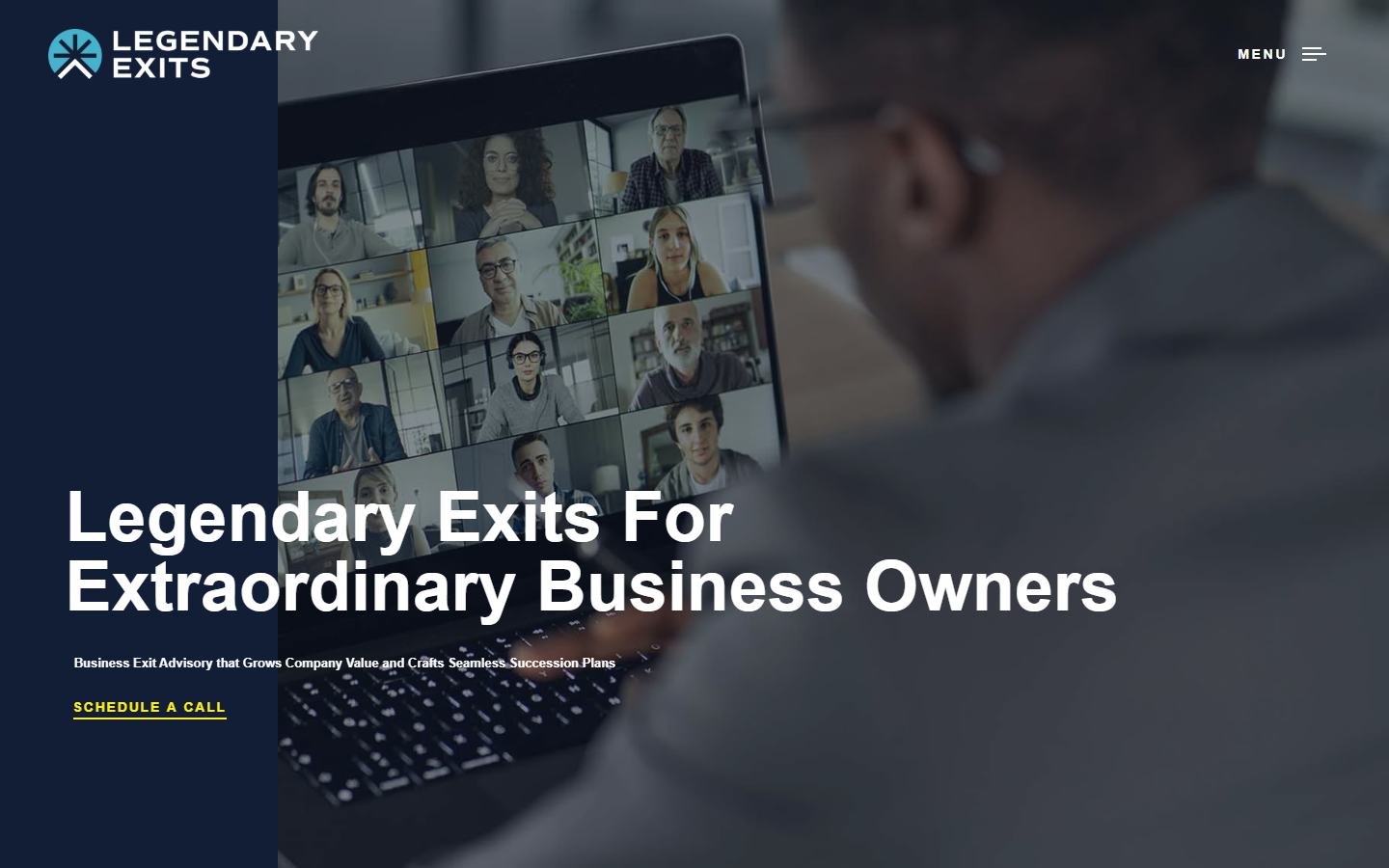 Legendary Exits website project reference